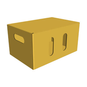 Caja para Frutas con base y tapa