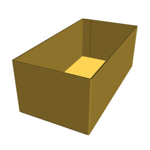 Caja para Productos Grandes con base y tapa